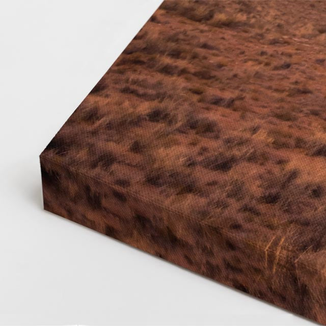 cuadro canvas desierto roca roja cielo rosa atardecer vertical