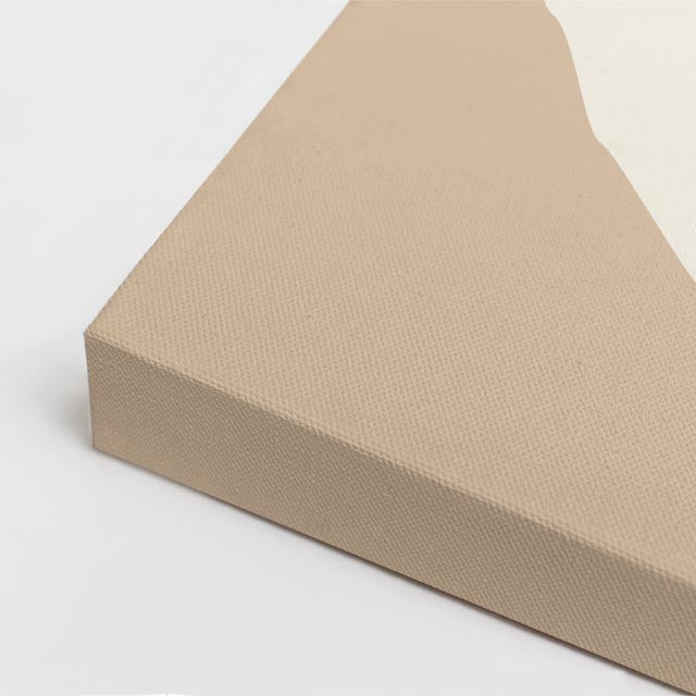 cuadro canvas paisajes digitales montañas beige capas suaves vertical