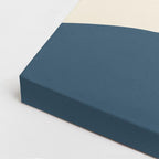 cuadro canvas paisajes digitales colinas teal camino beige vertical