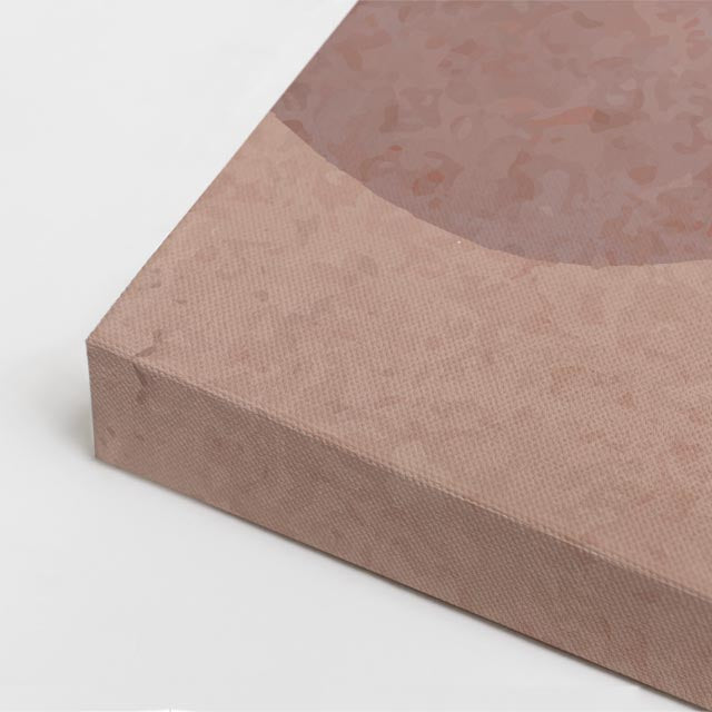 cuadro canvas paisajes digitales colinas beige sol blanco vertical