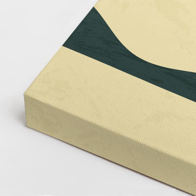 cuadro canvas paisajes digitales colinas beige verde lejanas vertical