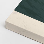 cuadro canvas paisajes digitales colinas verdes teal lago vertical