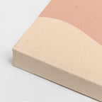 cuadro canvas paisajes digitales colinas beige nubes suaves vertical