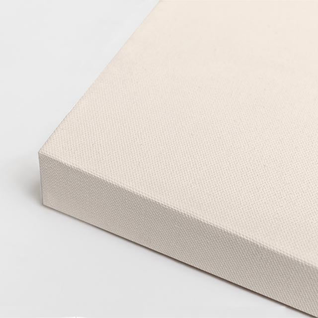 cuadro canvas paisajes digitales palmeras círculo fondo beige vertical