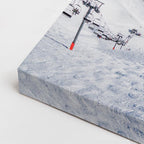 cuadro canvas montañas y nieve montañas nevadas sol brillante horizontal