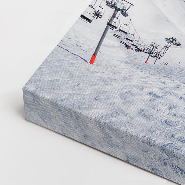 cuadro canvas montañas y nieve montañas nevadas sol brillante horizontal