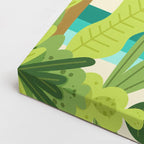 cuadro canvas mar y playa playa verano sombrilla ilustración horizontal