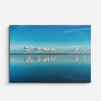 cuadro canvas mar y playa mar calmo cielo azul perfecto horizontal