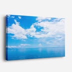 cuadro canvas mar y playa playa tropical cielo azul limpio horizontal
