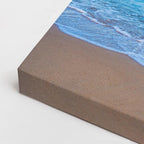 cuadro canvas mar y playa playa arena blanca olas suaves horizontal
