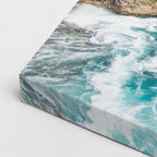 cuadro canvas mar y playa acantilado puente natural turquesa horizontal