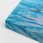 cuadro canvas mar y playa playa tropical palmeras costa horizontal