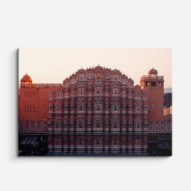 Cuadro canvas Palacio de los Vientos Jaipur - Arquitectura Iconica Urbano y Arquitectura - Vista Frente