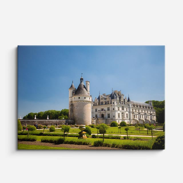 Cuadro canvas Castillo de Chenonceau Loire - Arquitectura Iconica Urbano y Arquitectura - Vista Frente