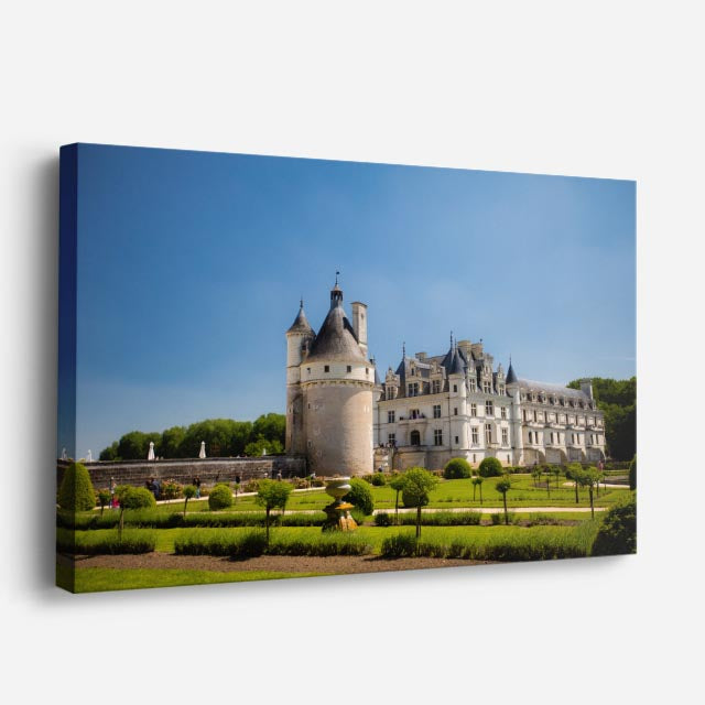 Cuadro canvas Castillo de Chenonceau Loire - Arquitectura Iconica Urbano y Arquitectura - Vista Perspectiva