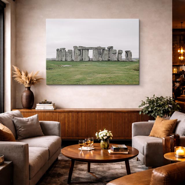 Cuadro canvas Stonehenge Amanecer Mistico - Arquitectura Iconica Urbano y Arquitectura - Vista Lifestyle