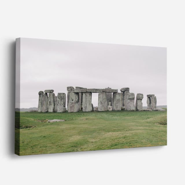 Cuadro canvas Stonehenge Amanecer Mistico - Arquitectura Iconica Urbano y Arquitectura - Vista Perspectiva