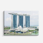 Cuadro canvas Marina Bay Sands Nocturno - Arquitectura Iconica Urbano y Arquitectura - Vista Frente