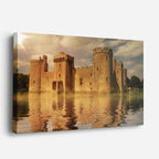 Cuadro canvas Castillo Bodiam Reflejado - Arquitectura Iconica Urbano y Arquitectura - Vista Perspectiva