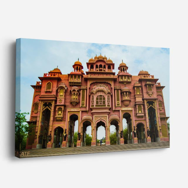 Cuadro canvas Palacio Lahore Mughal - Arquitectura Iconica Urbano y Arquitectura - Vista Perspectiva