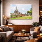 Cuadro canvas Templo Wat Chaiwatthanaram - Arquitectura Iconica Urbano y Arquitectura - Vista Lifestyle