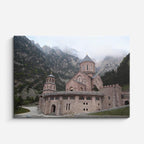 Cuadro canvas Monasterio Medieval Montana - Arquitectura Iconica Urbano y Arquitectura - Vista Frente