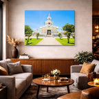 Cuadro canvas Templo Blanco Tailandia - Arquitectura Iconica Urbano y Arquitectura - Vista Lifestyle