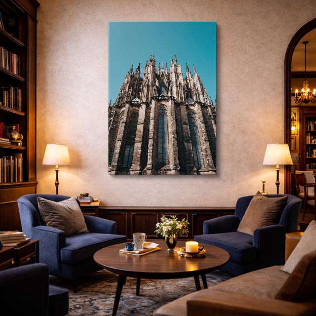 Cuadro canvas Sagrada Familia Perspectiva - Arquitectura Iconica Urbano y Arquitectura - Vista Lifestyle