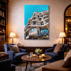 Cuadro canvas Casa Batllo Gaudi Detalle - Arquitectura Iconica Urbano y Arquitectura - Vista Lifestyle