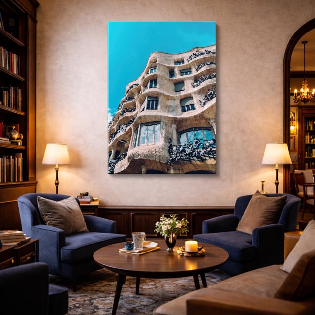 Cuadro canvas Casa Batllo Gaudi Detalle - Arquitectura Iconica Urbano y Arquitectura - Vista Lifestyle
