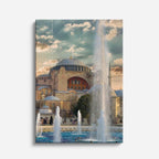 Cuadro canvas Hagia Sophia Fuentes - Arquitectura Iconica Urbano y Arquitectura - Vista Frente