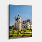 Cuadro canvas Castillo de Chenonceau Jardin - Arquitectura Iconica Urbano y Arquitectura - Vista Perspectiva