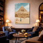Cuadro canvas Esfinge y Piramide Giza - Arquitectura Iconica Urbano y Arquitectura - Vista Lifestyle