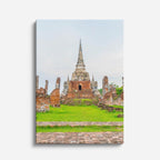 Cuadro canvas Ruinas Ayutthaya Cielo - Arquitectura Iconica Urbano y Arquitectura - Vista Frente