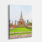Cuadro canvas Ruinas Ayutthaya Cielo - Arquitectura Iconica Urbano y Arquitectura - Vista Perspectiva