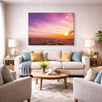 Cuadro canvas Ciudad Atardecer Purpura Dramatico - Ciudades Urbano y Arquitectura - Vista Lifestyle