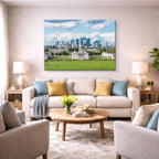 Cuadro canvas Londres Greenwich Aereo - Ciudades Urbano y Arquitectura - Vista Lifestyle