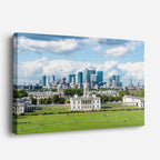 Cuadro canvas Londres Greenwich Aereo - Ciudades Urbano y Arquitectura - Vista Perspectiva