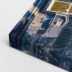 Cuadro canvas Shanghai Lujiazui Aereo - Ciudades Urbano y Arquitectura - Vista CloseUp