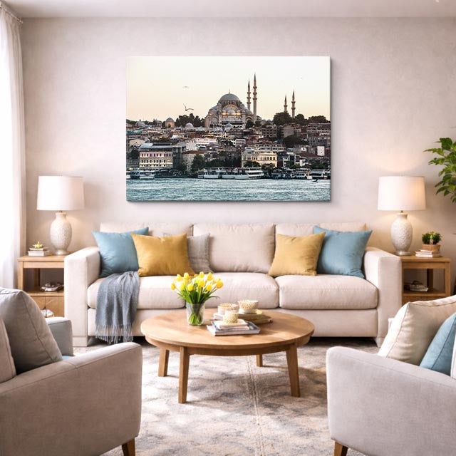 Cuadro canvas Estambul Panorama Mezquita - Ciudades Urbano y Arquitectura - Vista Lifestyle