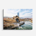 Cuadro canvas Bilbao Museo Guggenheim - Ciudades Urbano y Arquitectura - Vista Frente