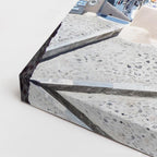 Cuadro canvas Santorini Casas Blancas Mar - Ciudades Urbano y Arquitectura - Vista CloseUp
