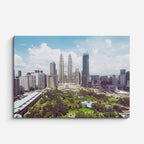 Cuadro canvas Kuala Lumpur Torres Petronas - Ciudades Urbano y Arquitectura - Vista Frente