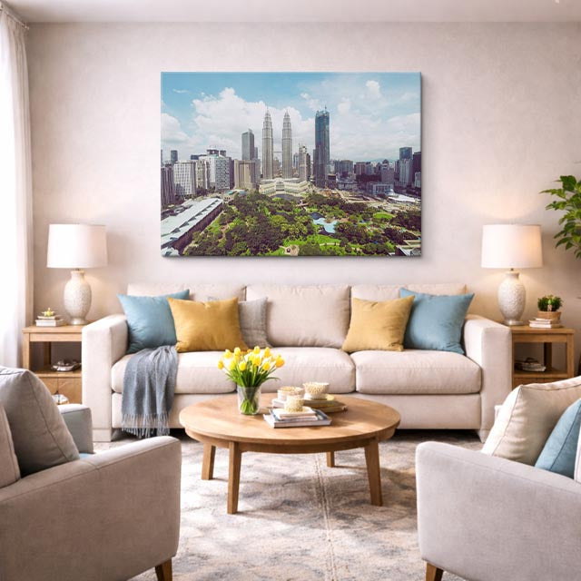 Cuadro canvas Kuala Lumpur Torres Petronas - Ciudades Urbano y Arquitectura - Vista Lifestyle