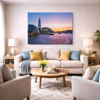 Cuadro canvas Londres The Shard Rio Tamesis - Ciudades Urbano y Arquitectura - Vista Lifestyle