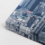 Cuadro canvas Hong Kong Skyline Dia - Ciudades Urbano y Arquitectura - Vista CloseUp