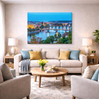 Cuadro canvas Praga Puente Carlos Rio - Ciudades Urbano y Arquitectura - Vista Lifestyle