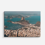 Cuadro canvas Rio de Janeiro Aereo Bahia - Ciudades Urbano y Arquitectura - Vista Frente