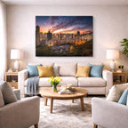 Cuadro canvas Ciudad Skyline Atardecer Calido - Ciudades Urbano y Arquitectura - Vista Lifestyle