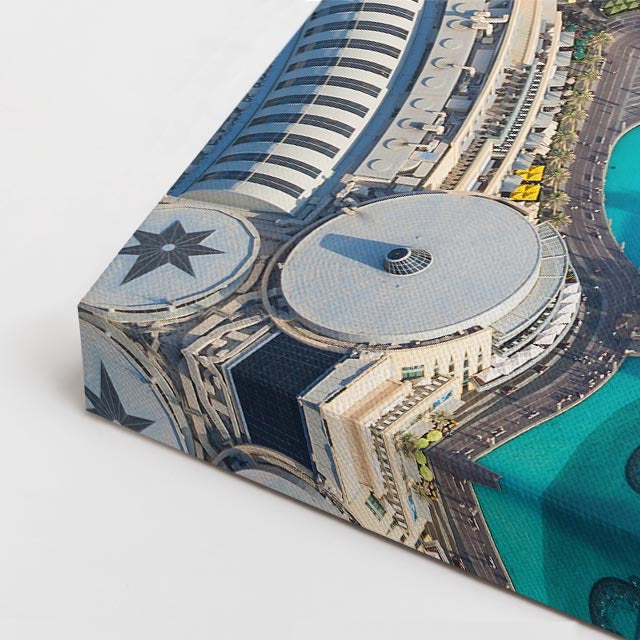 Cuadro canvas Dubai Downtown Aereo - Ciudades Urbano y Arquitectura - Vista CloseUp